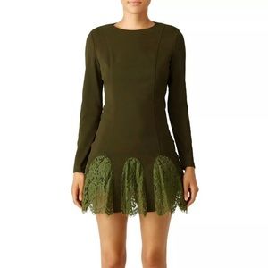 ASILIO Army  Green  Desert Paradise Mini Dress Size 4 NWT
